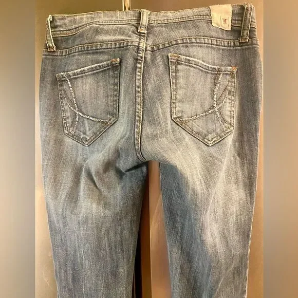 !it Hottie bootcut / flare Jeans - size 27 R distressed wash - Picture 9 of 9
